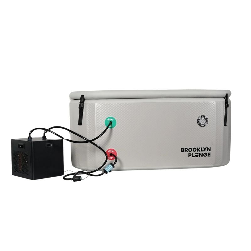 The Brooklyn Inflatable Cold Plunge Large Oval with Chiller