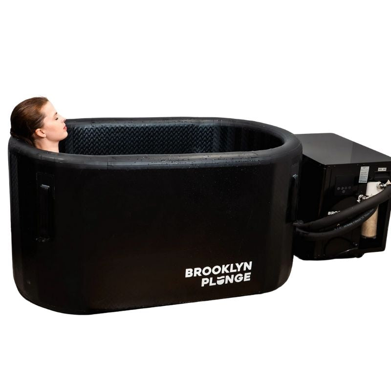 The Brooklyn Inflatable Cold Plunge Compact Oval with Chiller